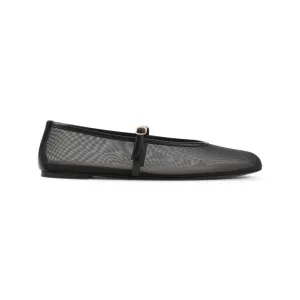 Bareitall Black Mesh Ballerinas