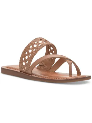 BECKERY Womens Open Toe Slip On Thong Sandals