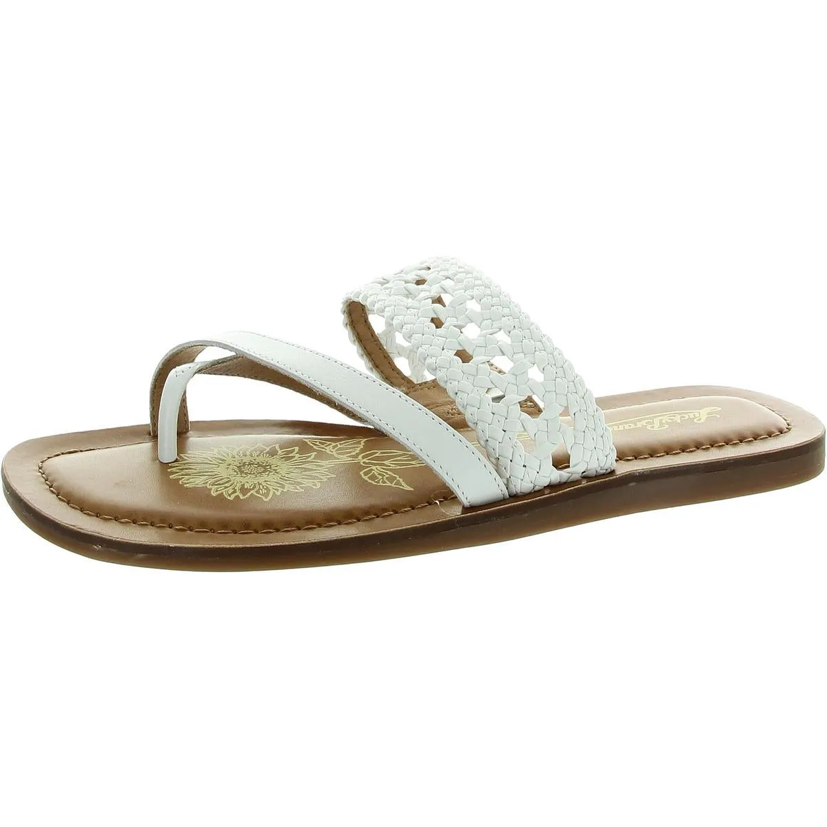 BECKERY Womens Open Toe Slip On Thong Sandals