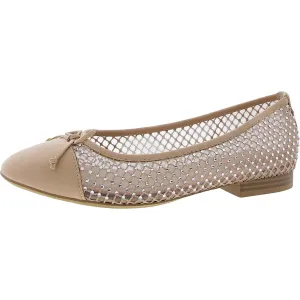 Belle-R Womens Rhinestones Flat Ballet Flats
