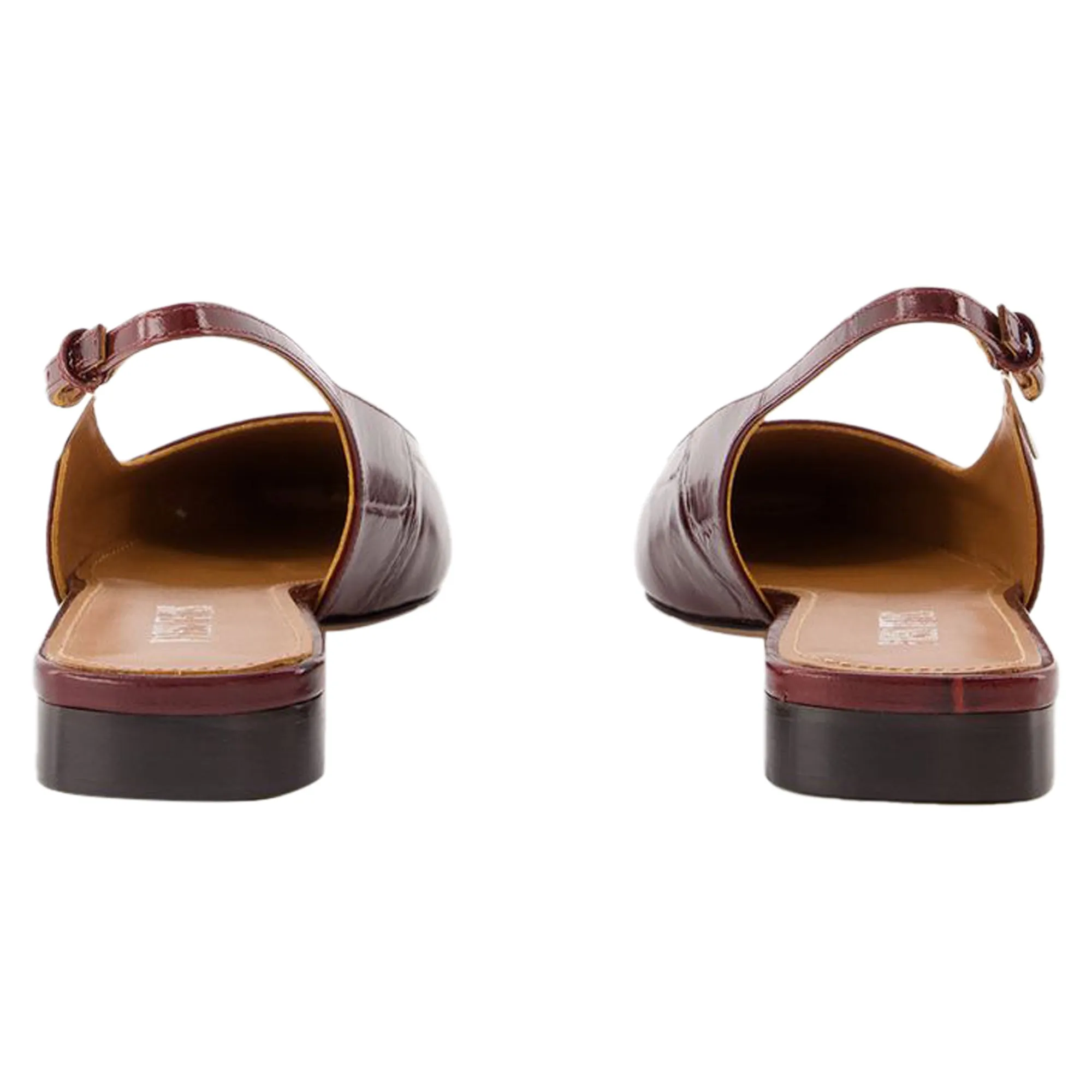 Bettina 10 Slingback - Paris Texas - Leather - Burgundy