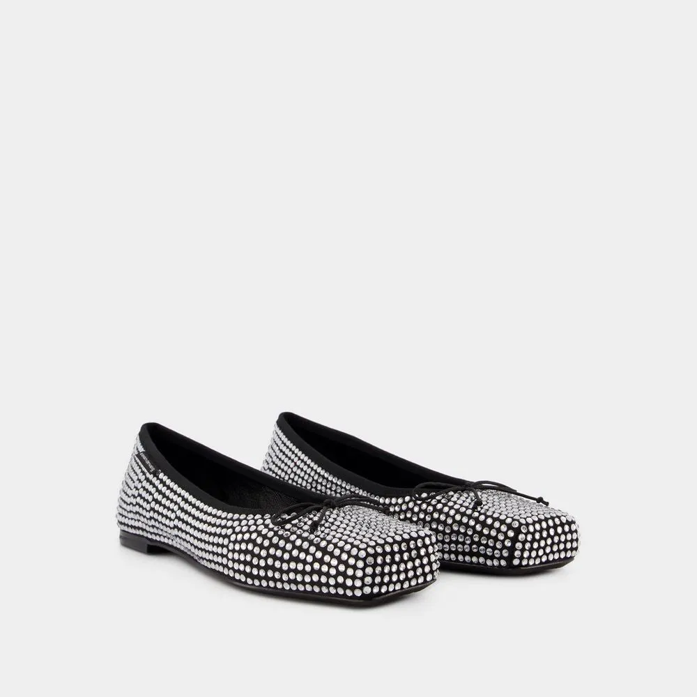 Billie Ballerinas - Leather - Black