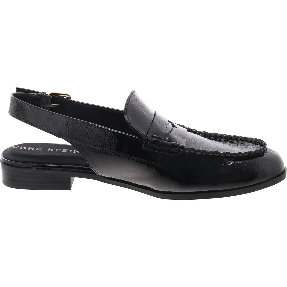Birdie Womens Patent Penny Slingbacks