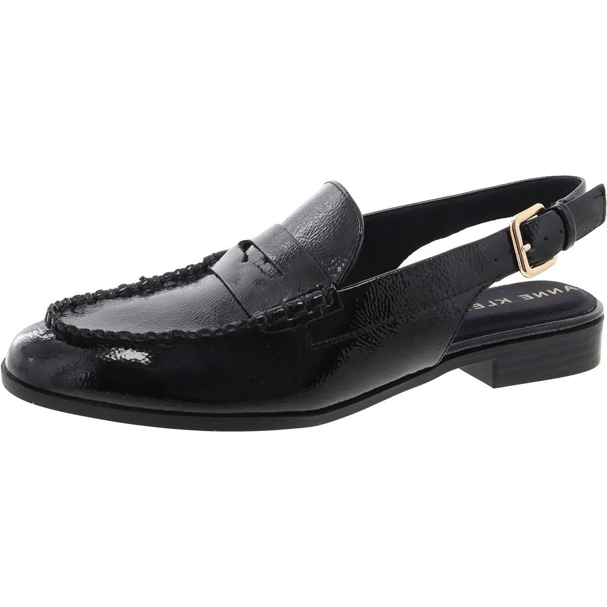 Birdie Womens Patent Penny Slingbacks