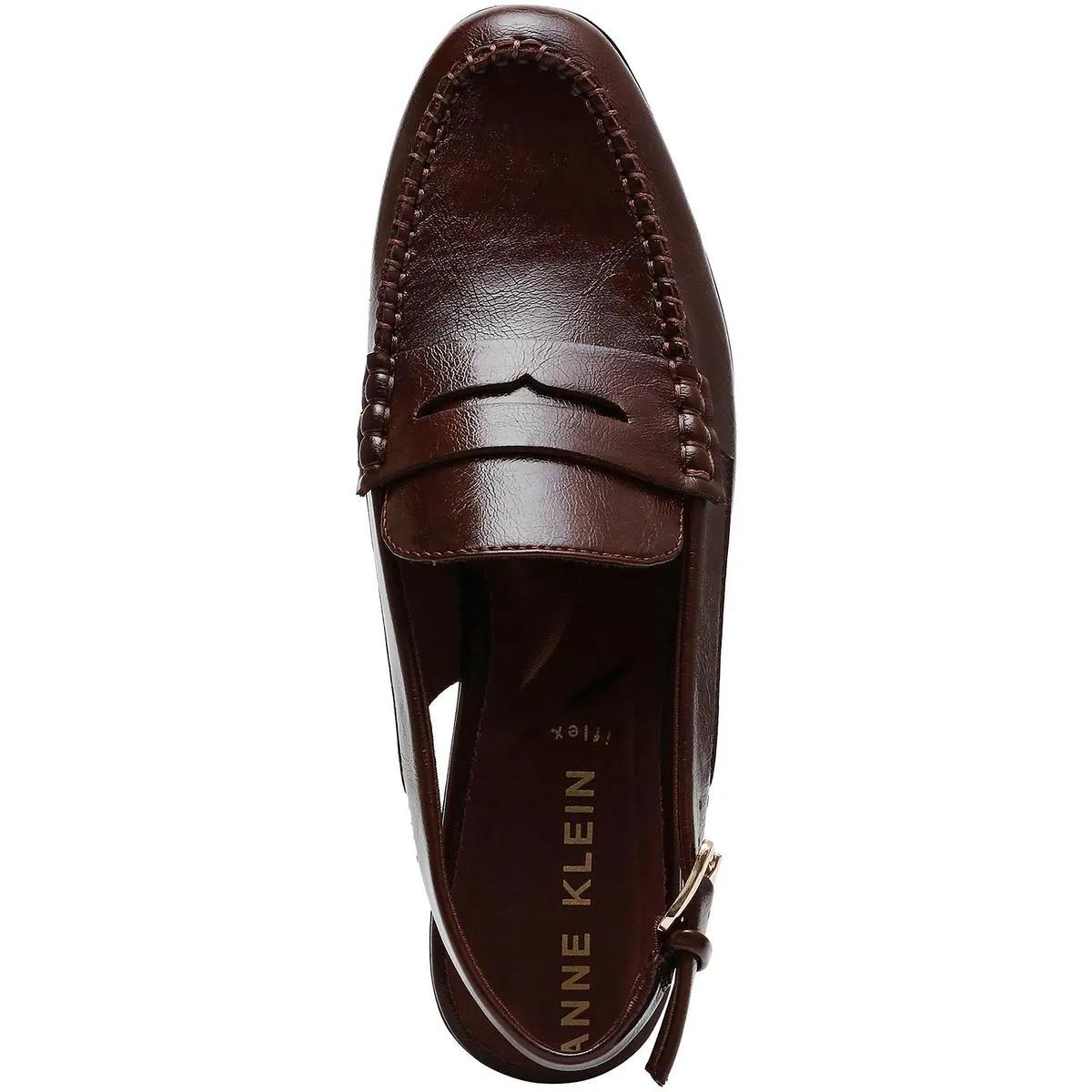 Birdie Womens Patent Penny Slingbacks