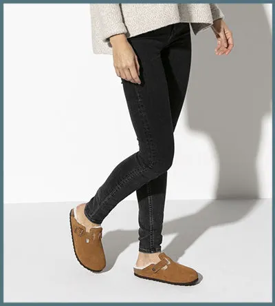 BIRKENSTOCK BOSTON SHEARLING MINK