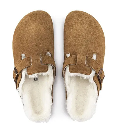 BIRKENSTOCK BOSTON SHEARLING MINK