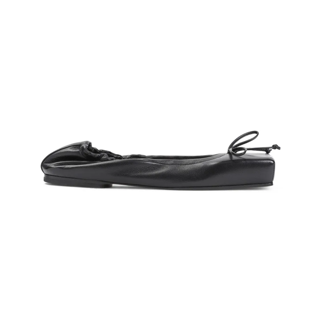Black Lambskin Les Ballerines Ballet Ballerinas