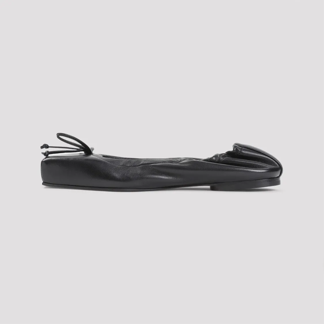 Black Lambskin Les Ballerines Ballet Ballerinas