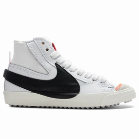 Blazer Mid '77 Jumbo - White/Black/Sail Nike signature design with comfort fit