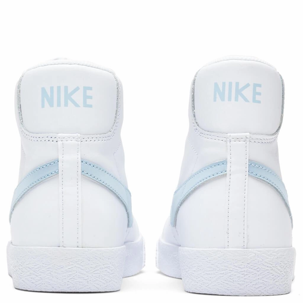 Blazer Mid (GS) - White/Celestine Blue Nike Foam Comfort Trainers