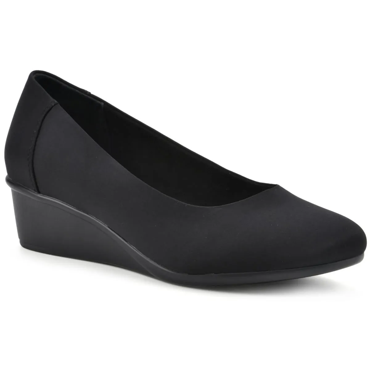Boldness Womens Solid Man Made Wedge Heels