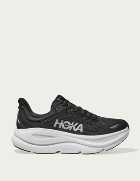Bondi 9 - Black/White Hoka performance shoes for runners