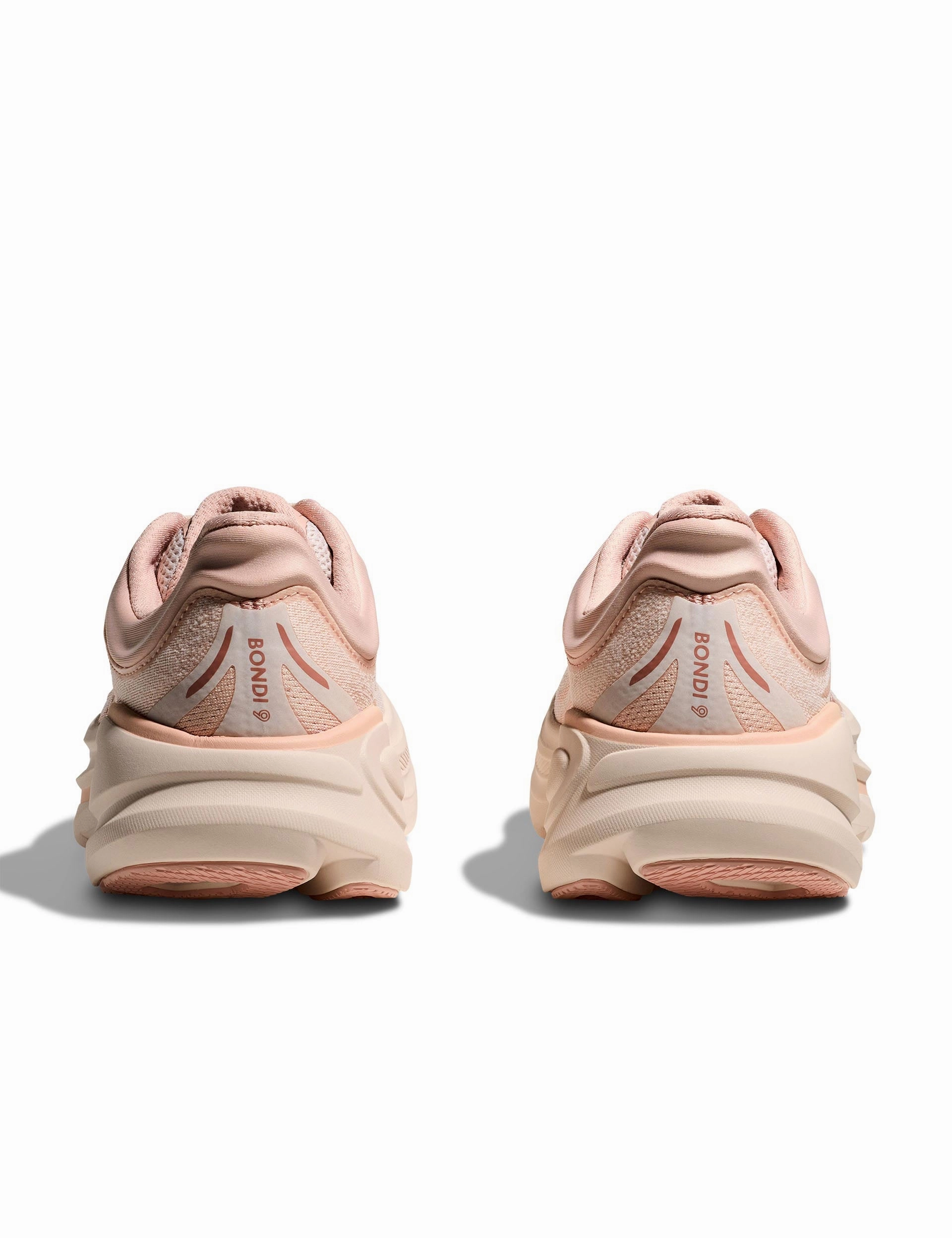 Bondi 9 - Rose Latte/Rose Cream Hoka trail-ready performance shoes