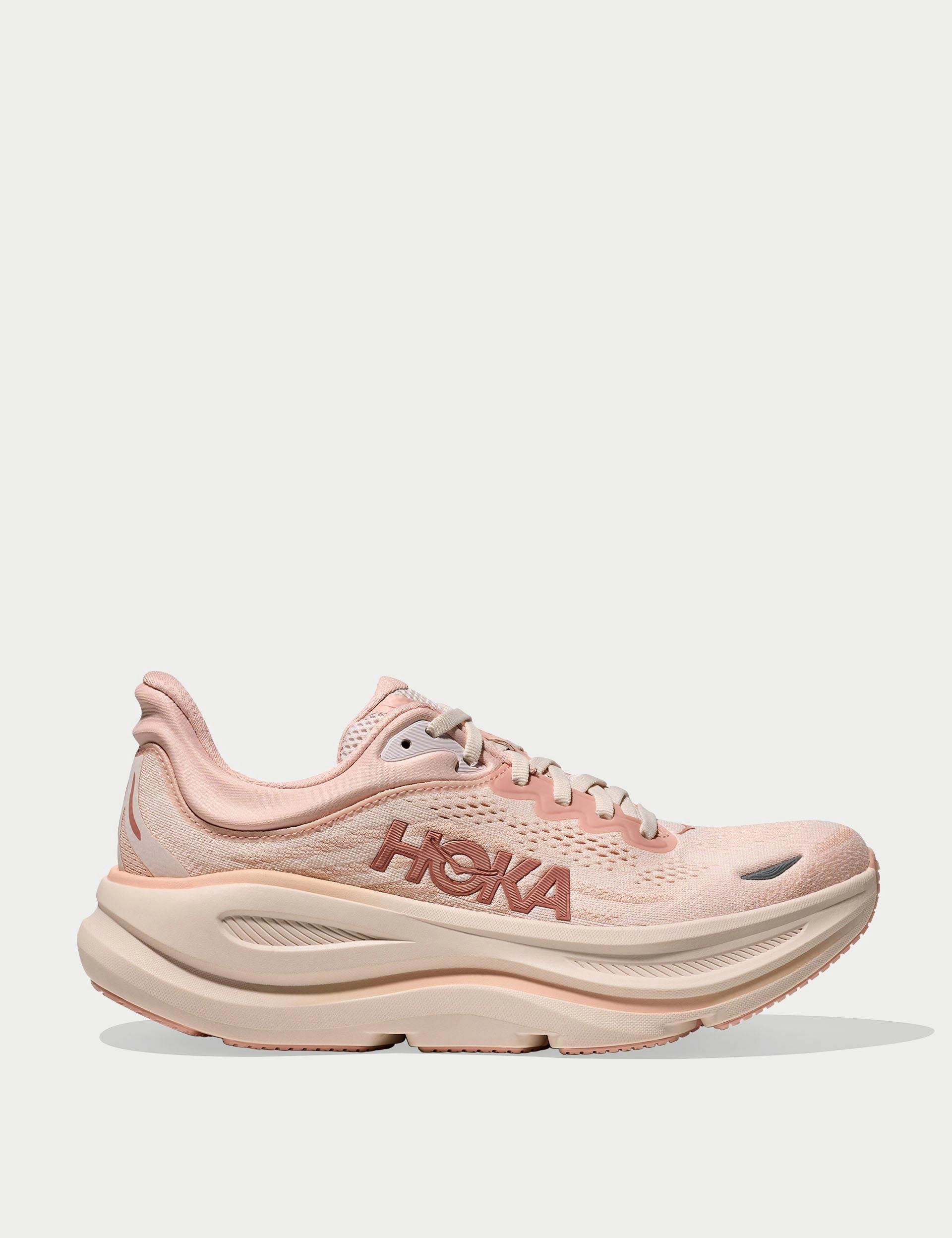 Bondi 9 - Rose Latte/Rose Cream Hoka performance shoes for runners