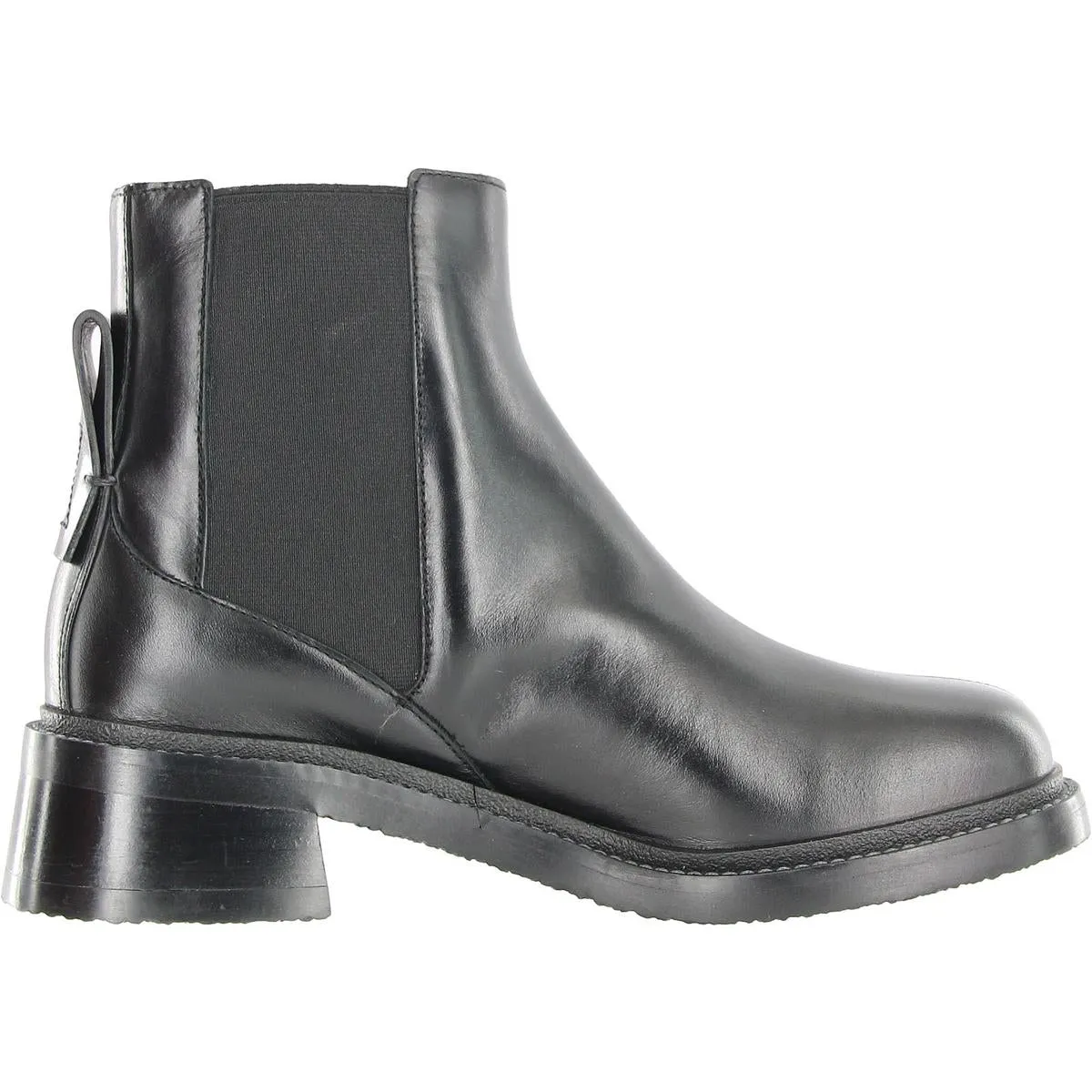Bonni Womens Stretch Leather Chelsea Boots