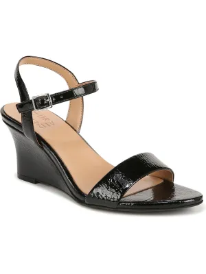 Bristol Womens Patent Dressy Wedge Sandals