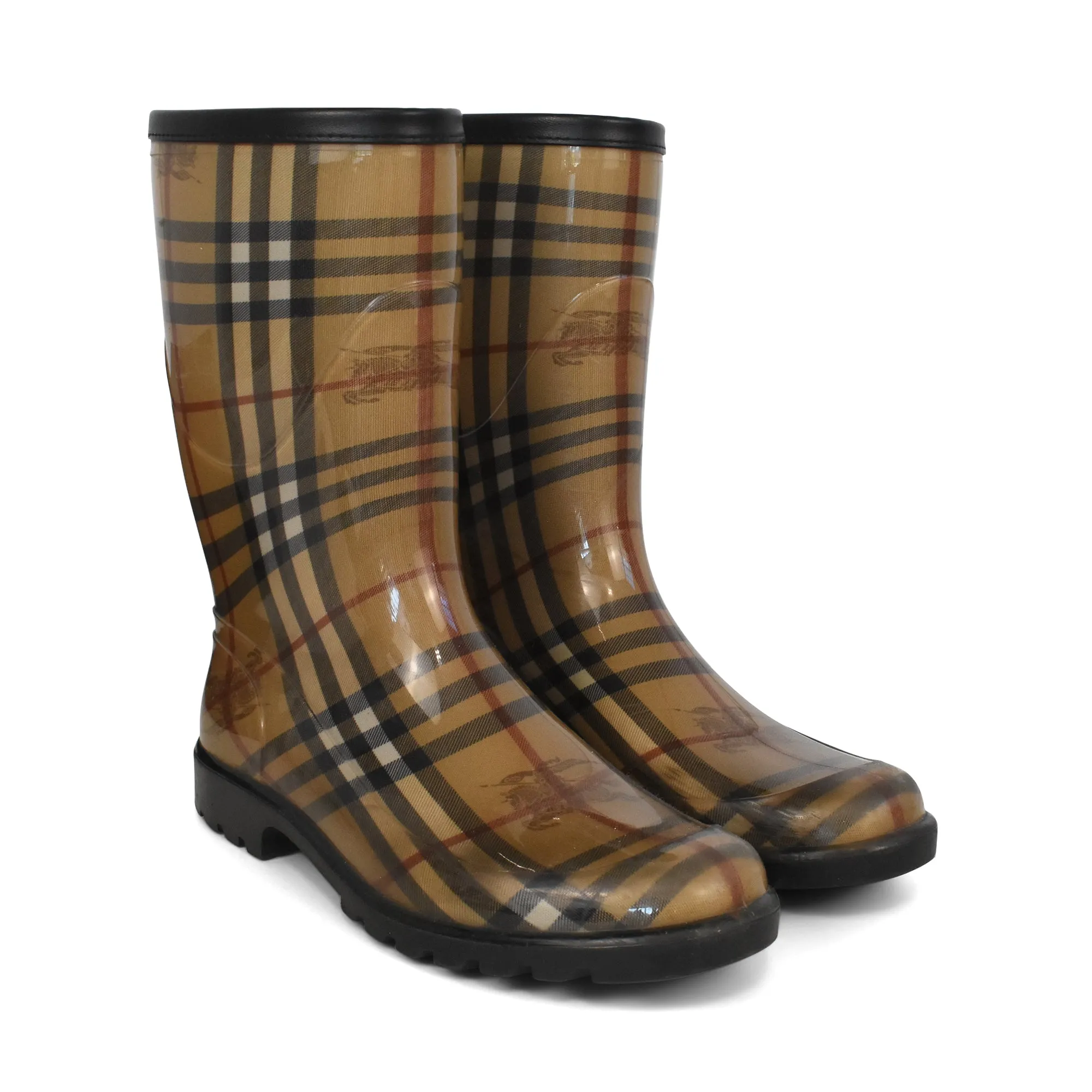 Burberry Novacheck Rain Boots - Women's 39