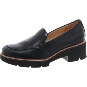 Cabaret Womens Faux Leather Slip-On Loafers