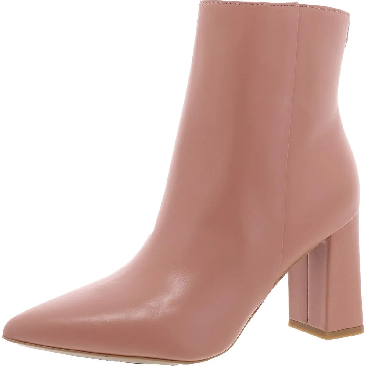 Cacey 9X9 Womens Leather Pointed Toe Ankle Boots