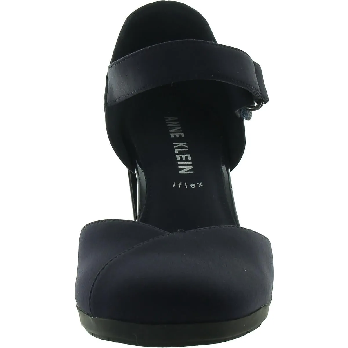 Caelan Womens Slip On Buckle Ankle Strap