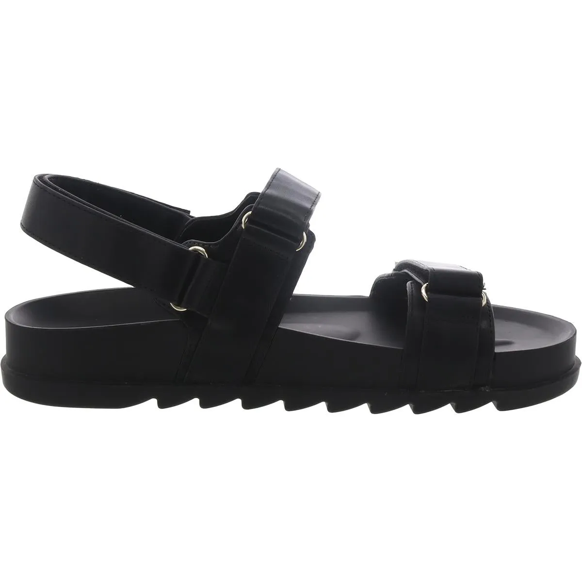 Caldeon3 Womens Faux Leather Embellished Slingback Sandals