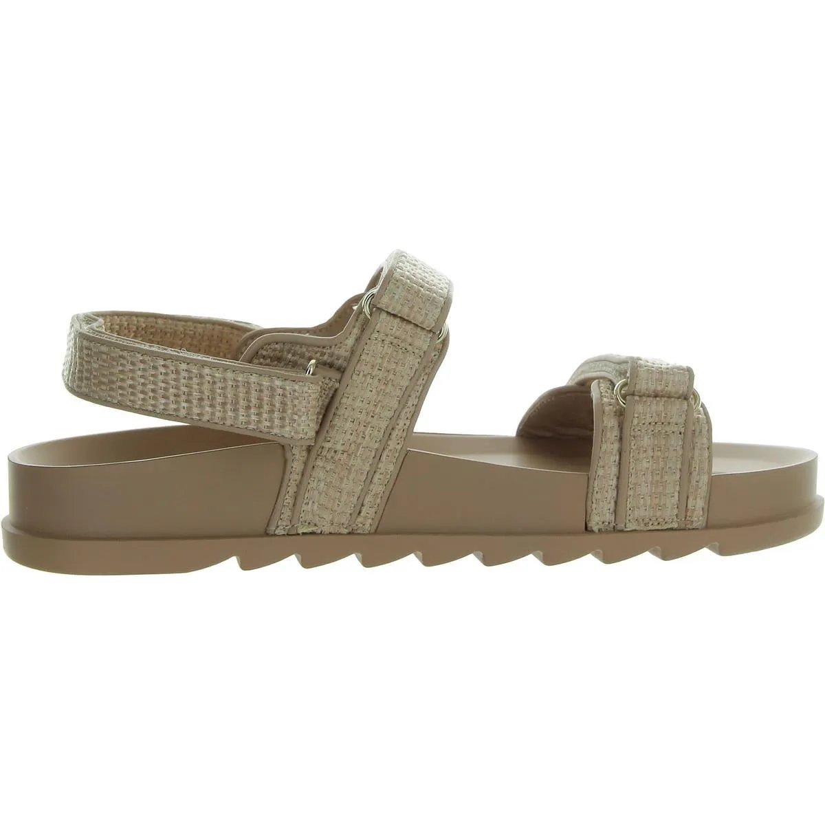 Caldeon3 Womens Faux Leather Embellished Slingback Sandals