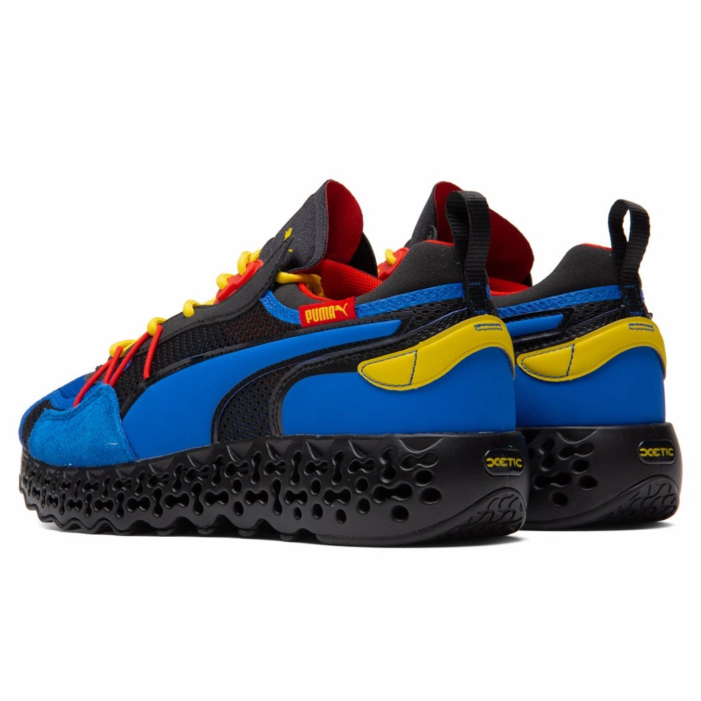 Calibrate Restored - Lapis Blue/Fizzy Yellow Puma Suede Street Sneakers