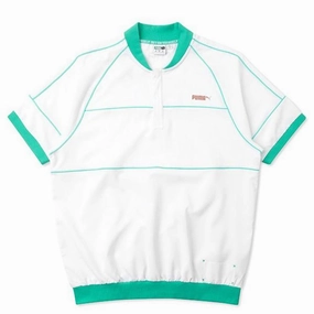 Cambridge Pullover - White Puma trainers with bold stripe logo