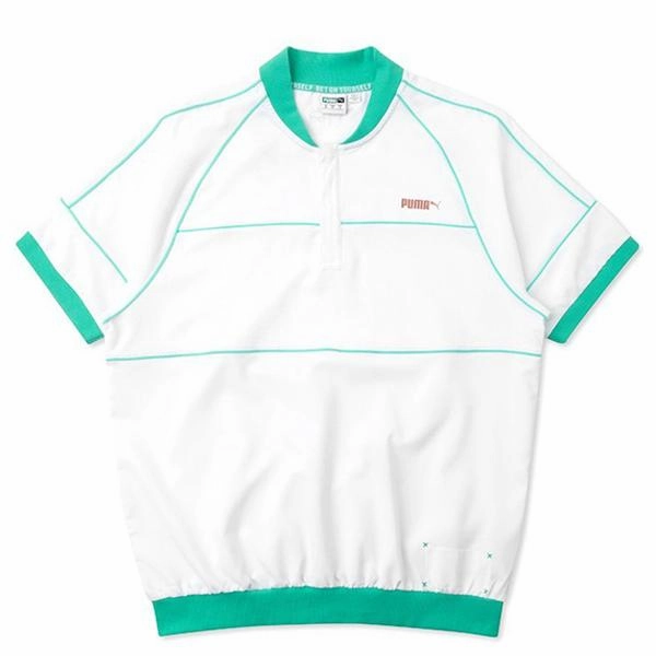 Cambridge Pullover - White Puma trainers with bold stripe logo