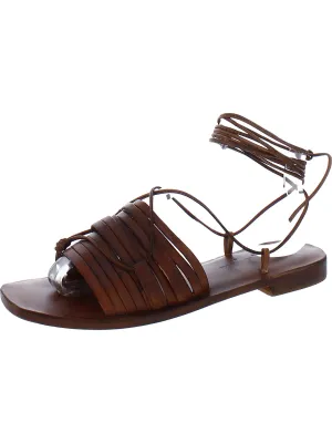 Cami Womens Leather Strappy Huarache Sandals