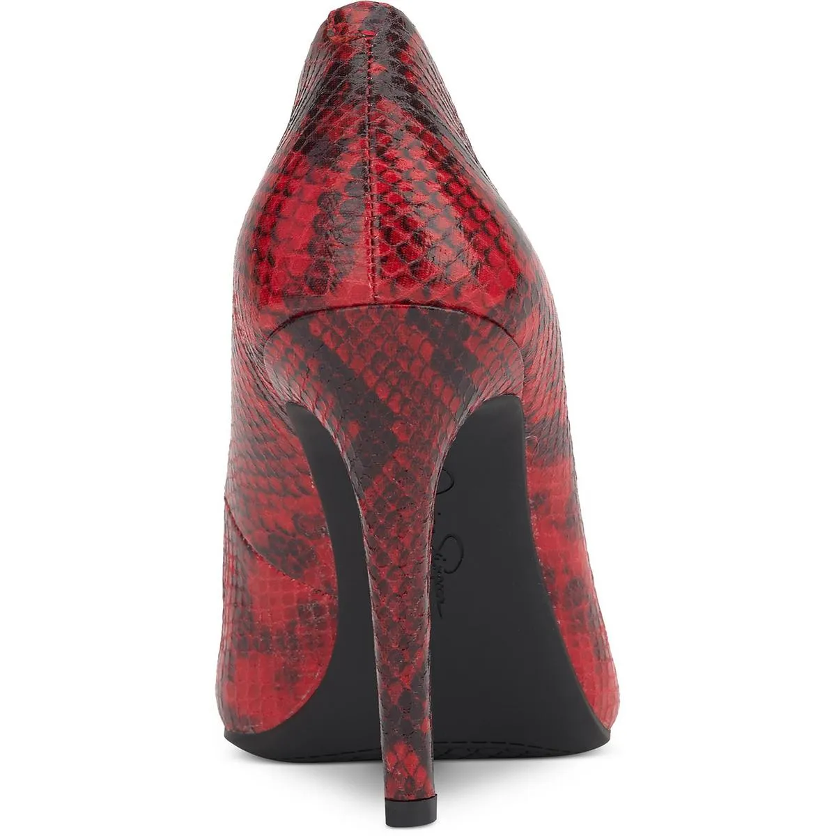 CASSANI Womens Snake Print Manmade Pumps