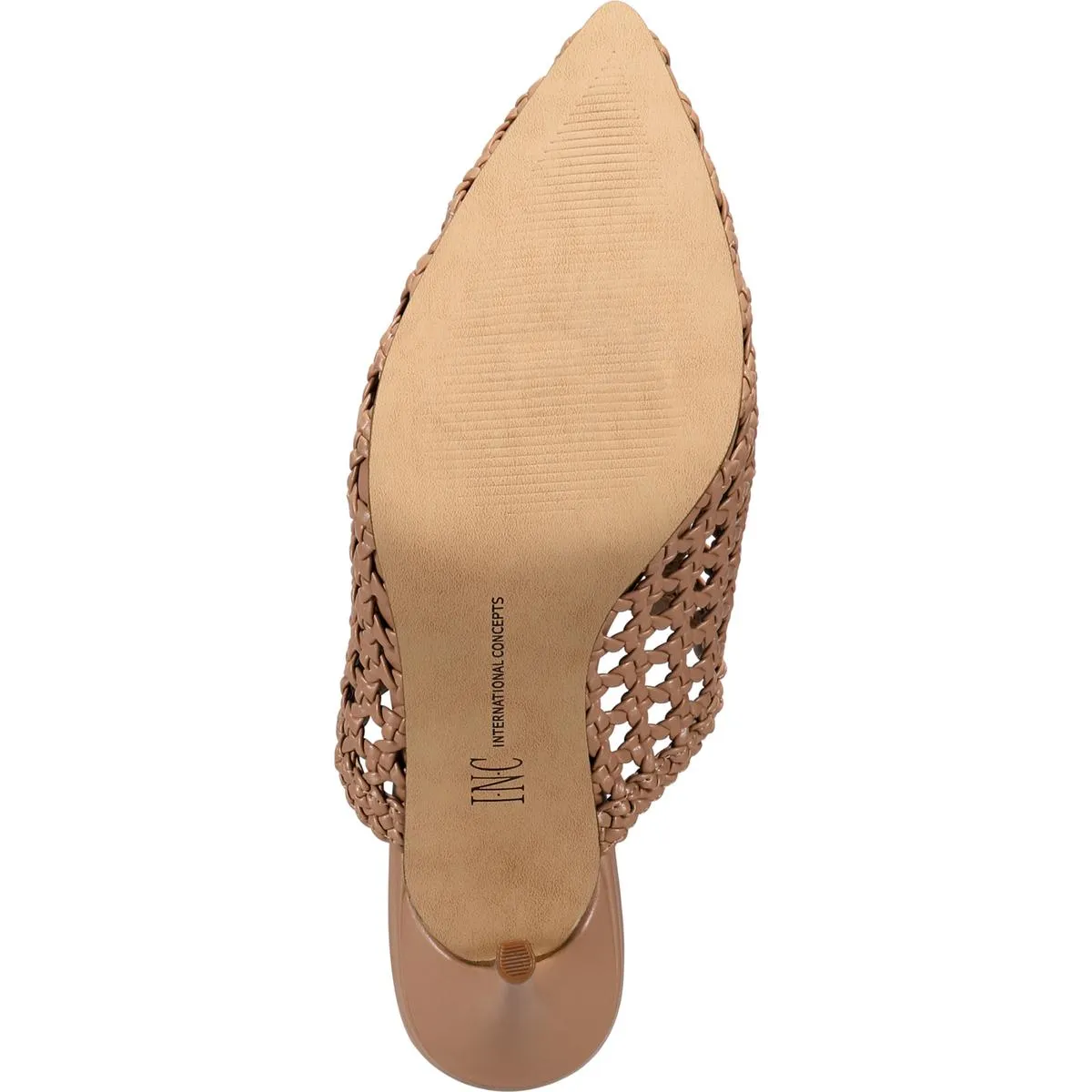 Celestia Womens Faux Leather Pointed Toe Mules