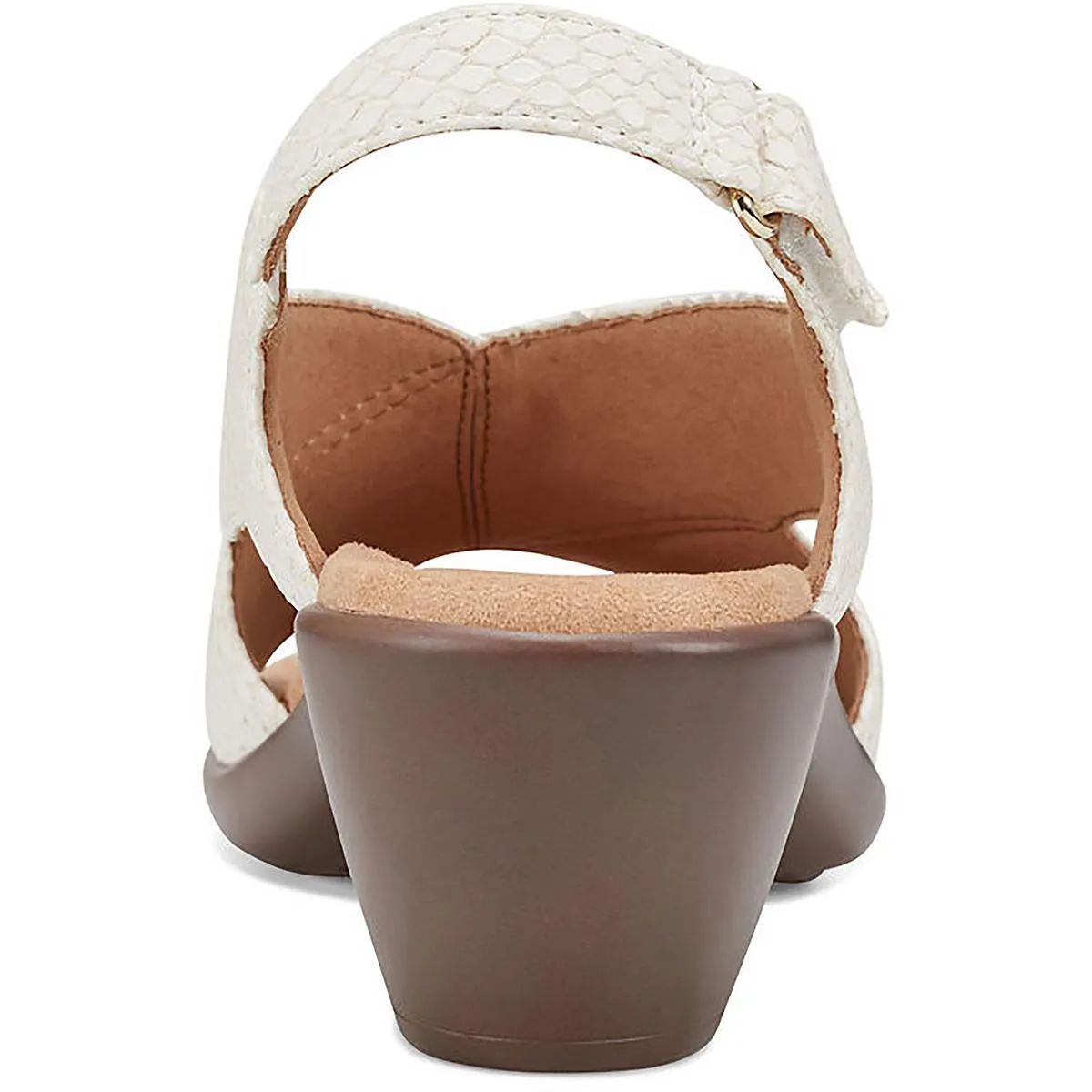 CHANTAL Womens Comfort Insole Faux Leather Heels