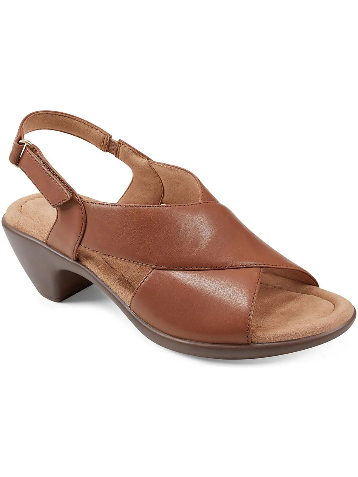 CHANTAL Womens Comfort Insole Faux Leather Heels