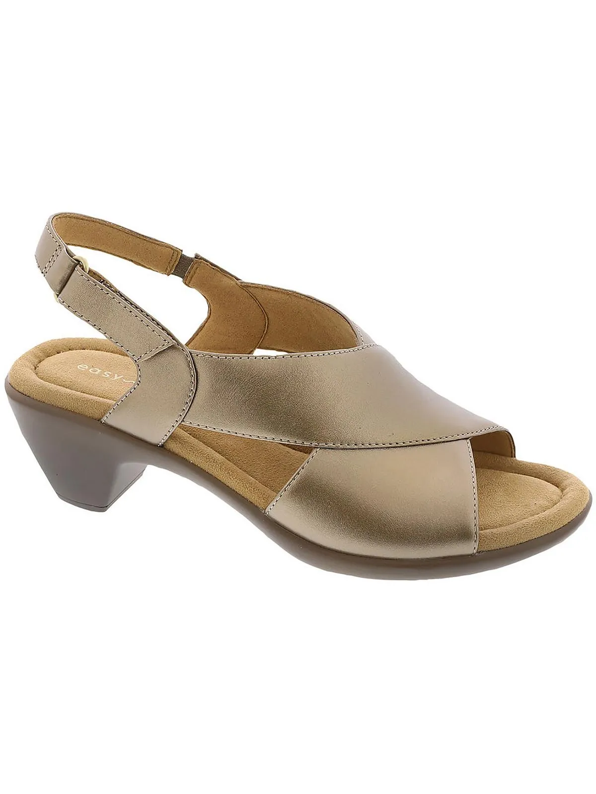 CHANTAL Womens Comfort Insole Faux Leather Heels