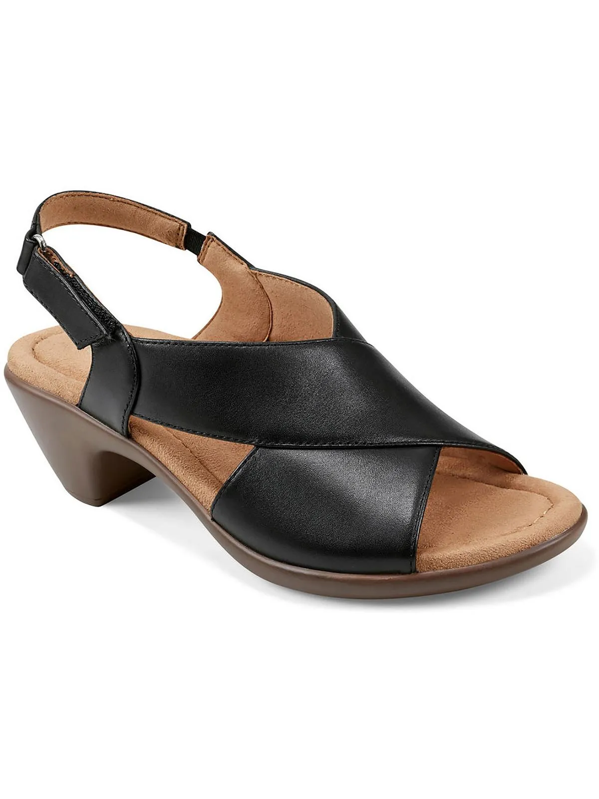 CHANTAL Womens Comfort Insole Faux Leather Heels