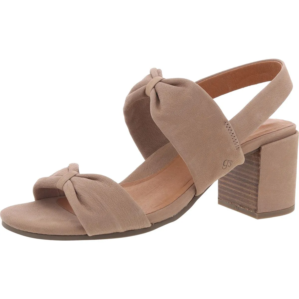 Charlene Two Knot Womens Two knot Braid Block Heels