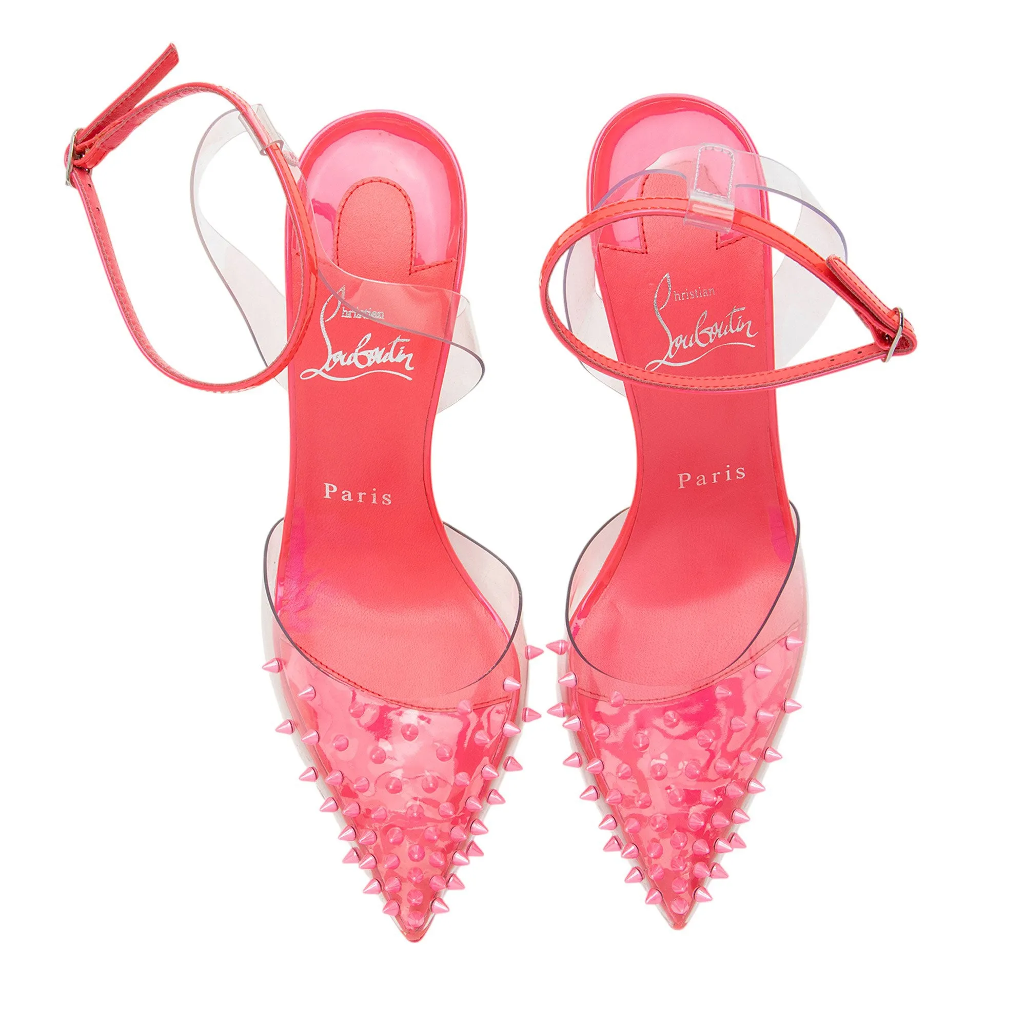 Christian Louboutin PVC Spiked Spikoo Pumps
