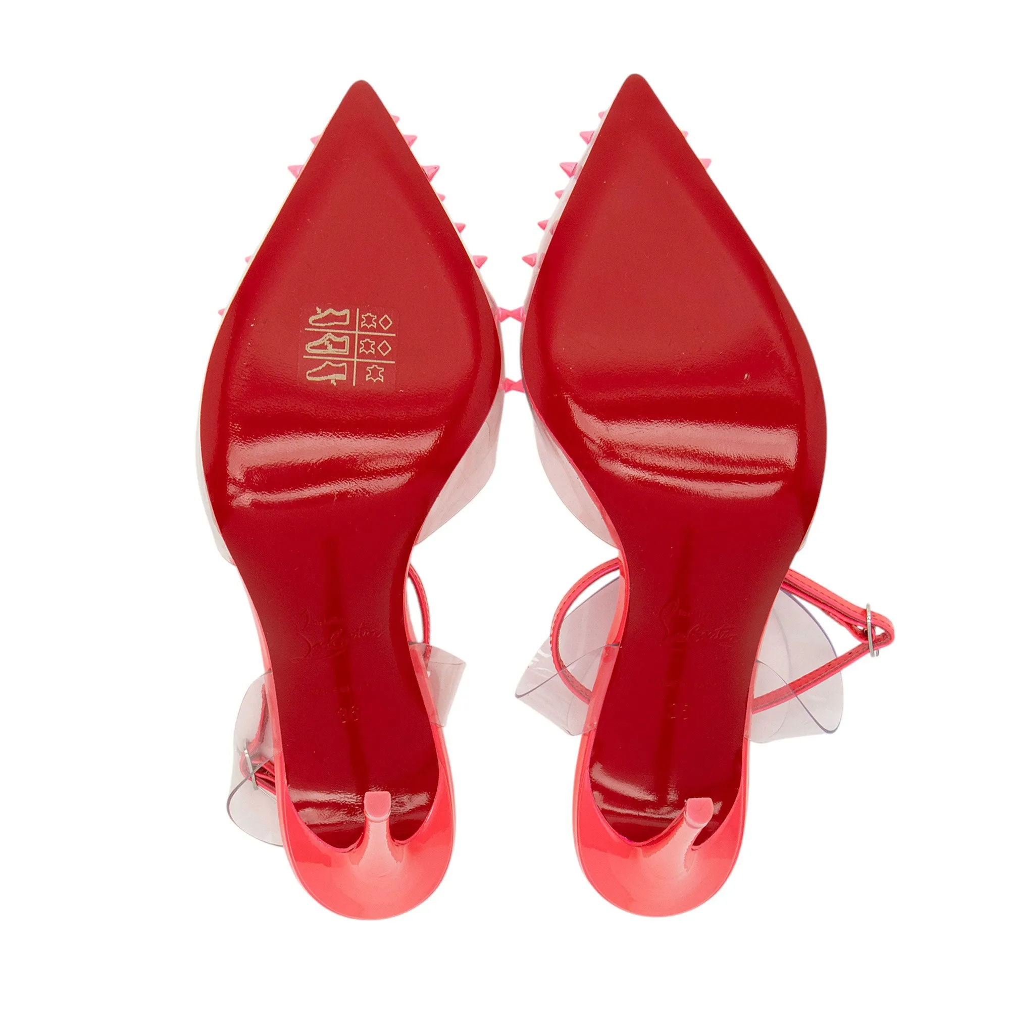 Christian Louboutin PVC Spiked Spikoo Pumps