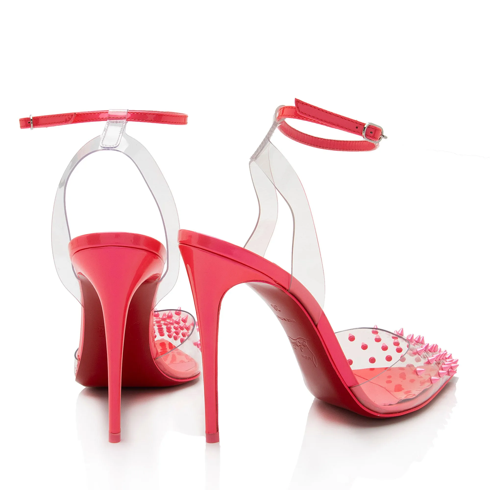 Christian Louboutin PVC Spiked Spikoo Pumps