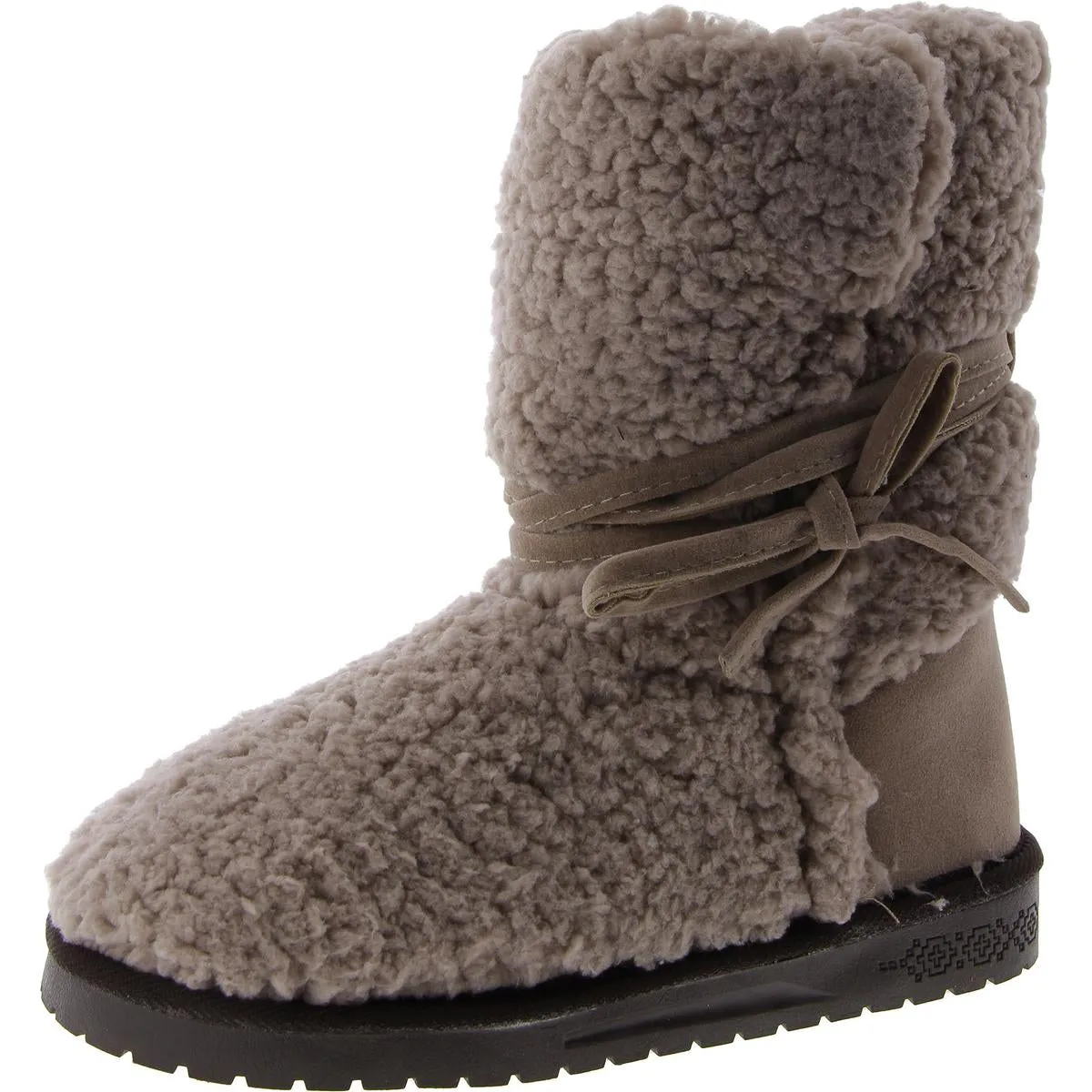 Clementine Womens Faux Fur Mid-Calf Winter & Snow Boots