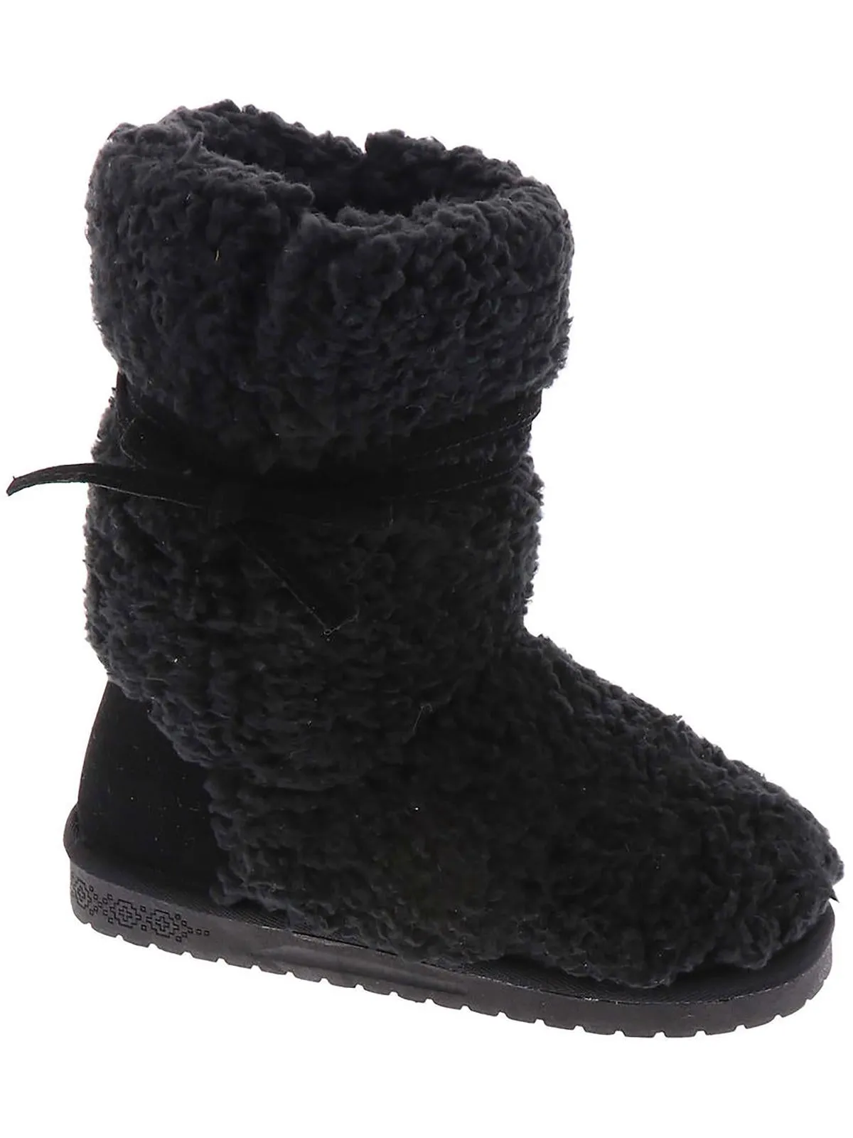 Clementine Womens Faux Fur Mid-Calf Winter & Snow Boots