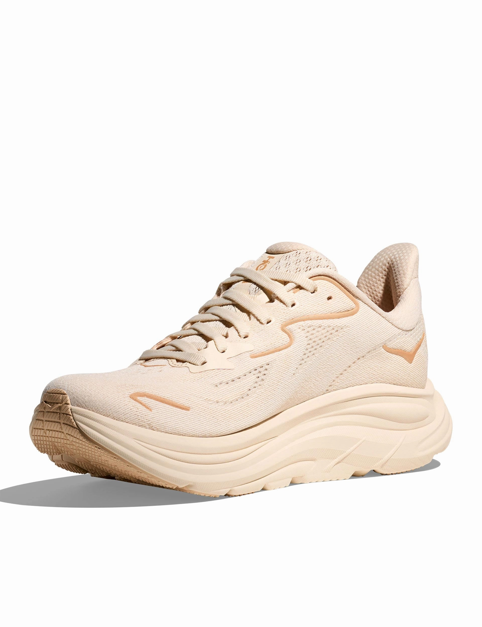 Clifton 10 - Vanilla/Birch Hoka trail-ready performance shoes
