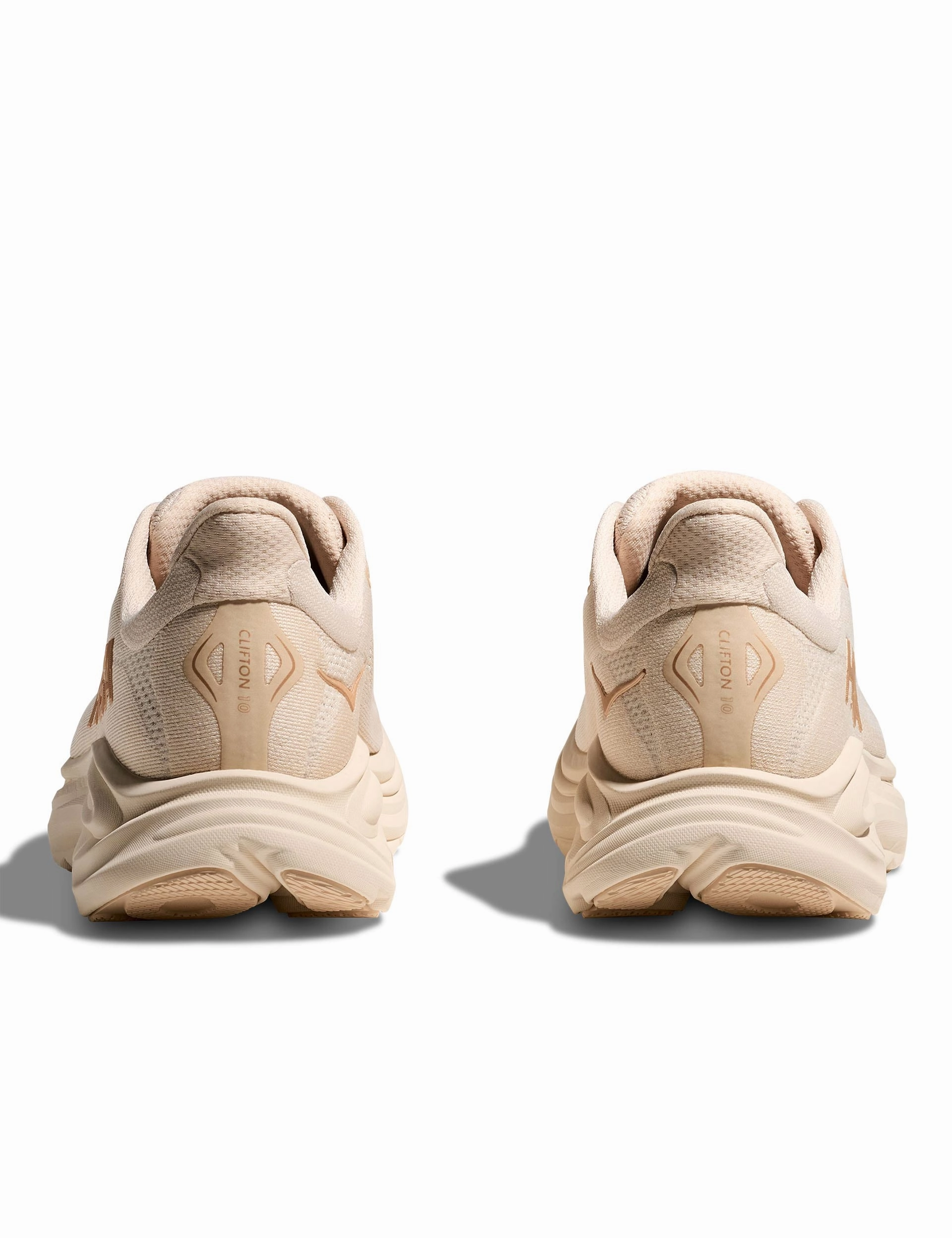 Clifton 10 - Vanilla/Birch Hoka trail-ready performance shoes