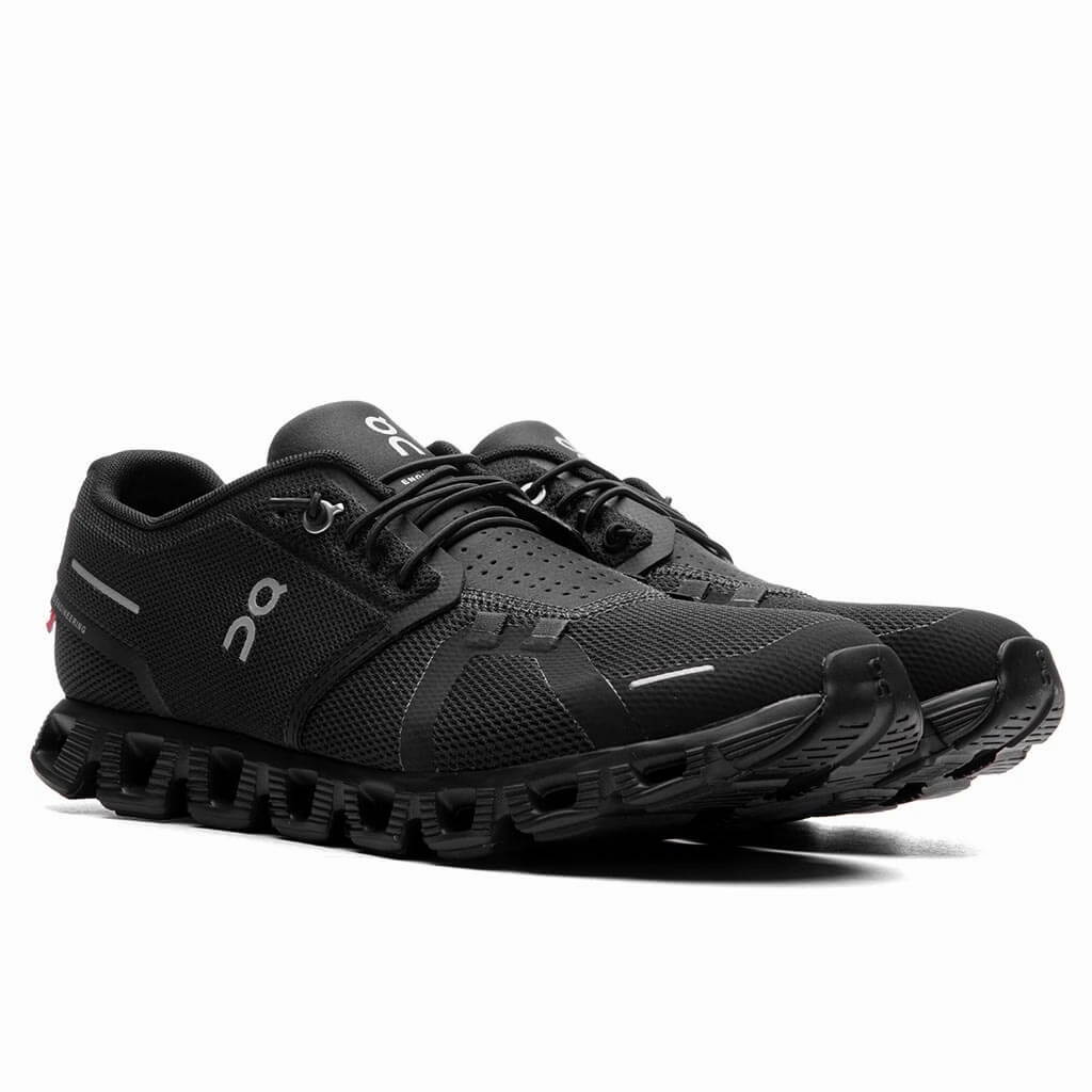 Cloud 5 - All Black On Cloud Cushion Running Shoes