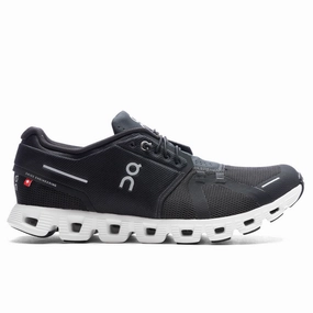 Cloud 5 - Black/White On running shoes with cloud cushioning
