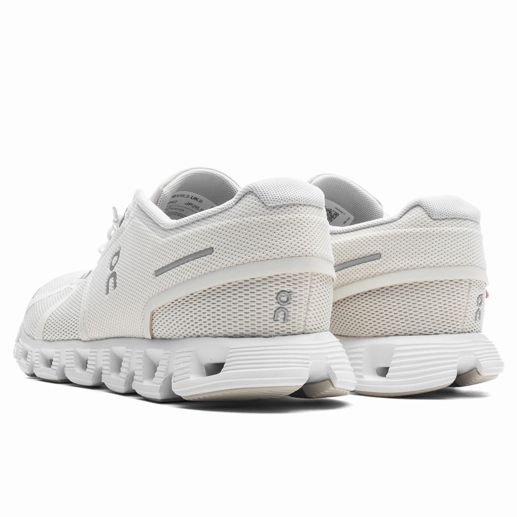 Cloud 5 - Cream/Sand On Cloud Cushion Running Shoes