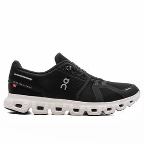 Cloud 6 - Black/White On running shoes with cloud cushioning