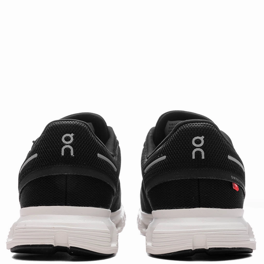 Cloud 6 - Black/White On Cloud Cushion Running Shoes